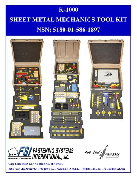 tools sheet metal|sheet metal mechanic tool list.